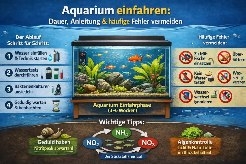 aquarium einfahren